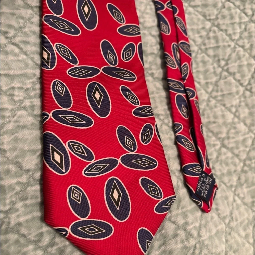 Lands End silk tie
